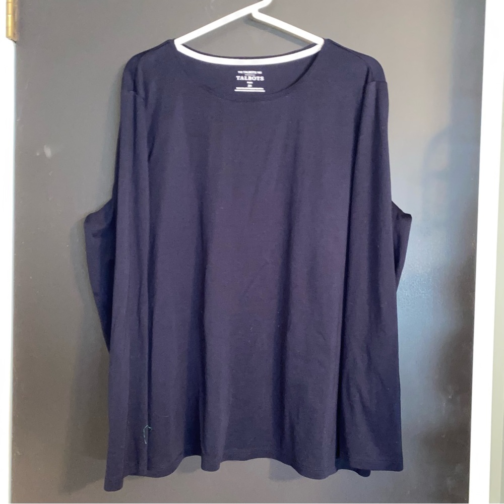 Talbots Women's dark blue long sleeve